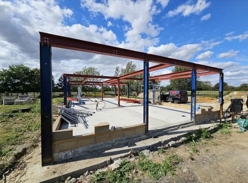 Structural Steel Support Beams